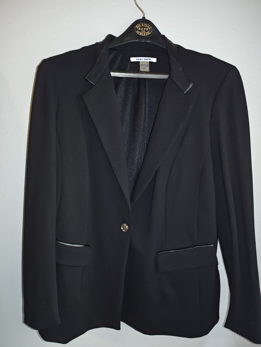 Plus Size Black Blazer Jacket by Nygard